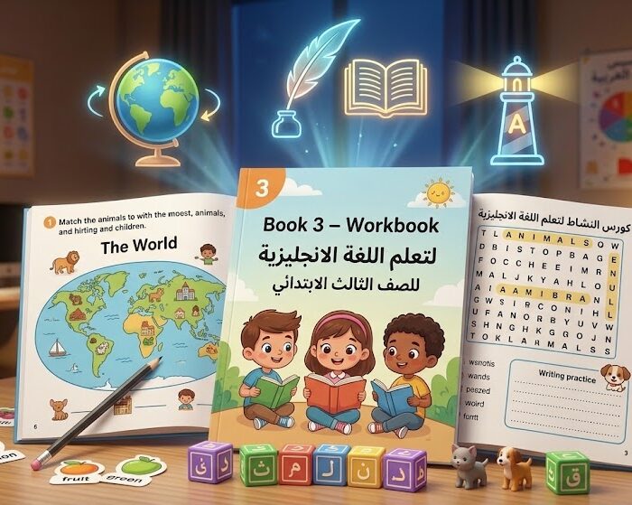 Book 3 – Workbook كتاب النشاط لتعلم اللغة الانجليزية للصف الثالث الابتدائي