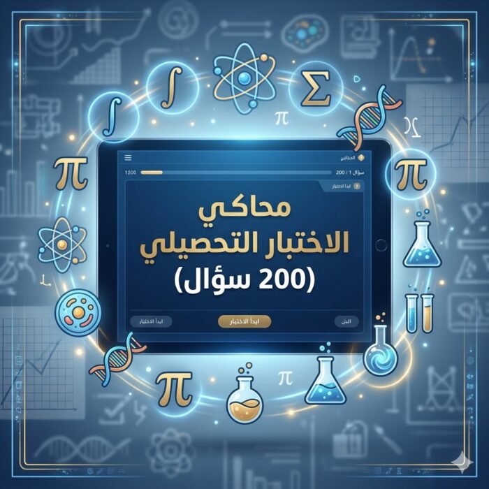 محاكي الاختبار التحصيلي (200 سؤال)