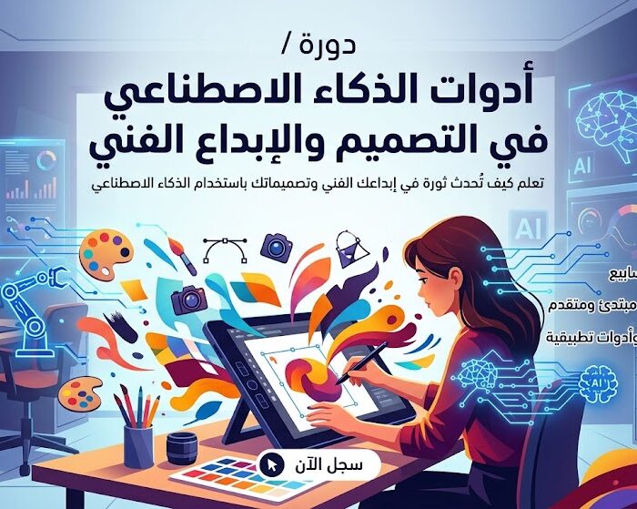أدوات الذكاء الاصطناعي في التصميم والإبداع الفني