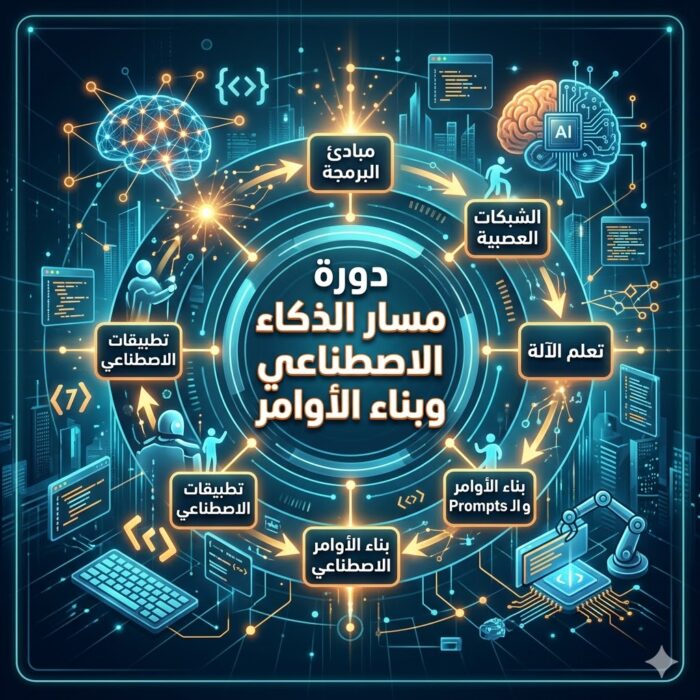 دورة مسار الذكاء الاصطناعي وبناء الأوامر