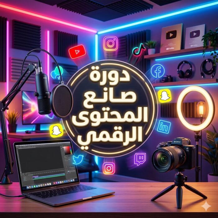 دورة صانع المحتوى الرقمي