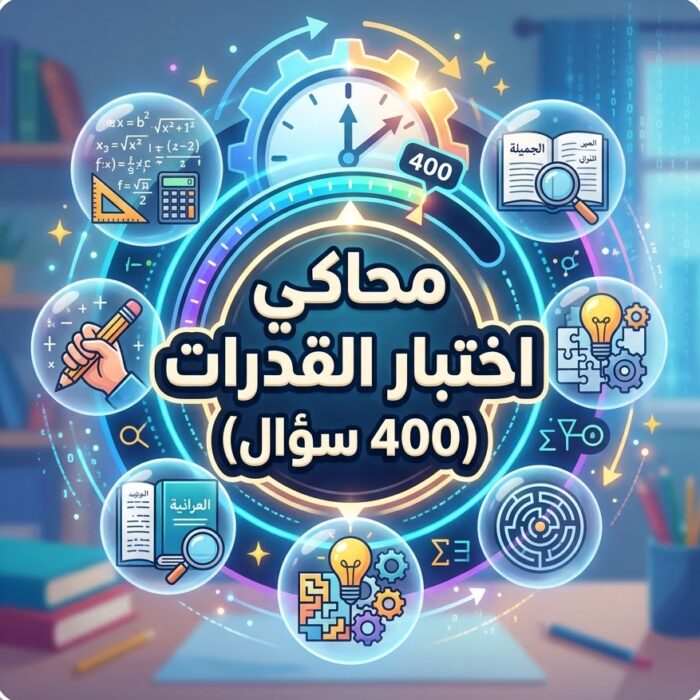 محاكي اختبار القدرات (400 سؤال)