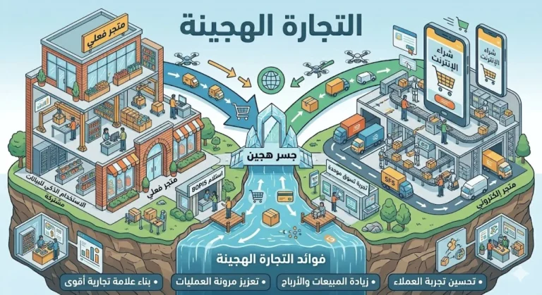 التجارة الهجينة