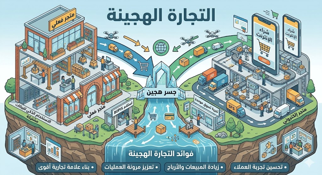 التجارة الهجينة