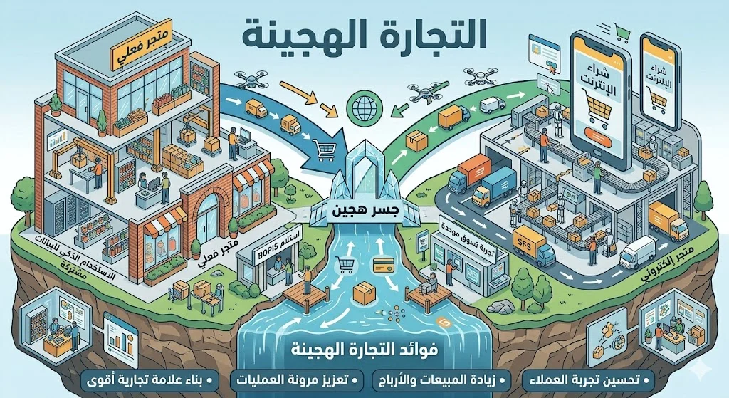 التجارة الهجينة