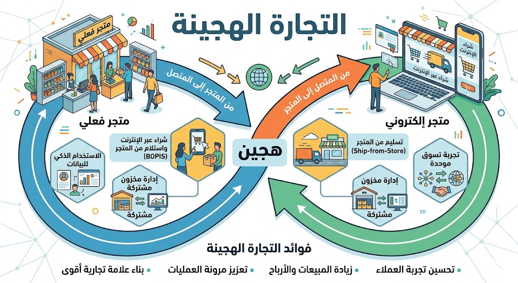 التجارة الهجينة