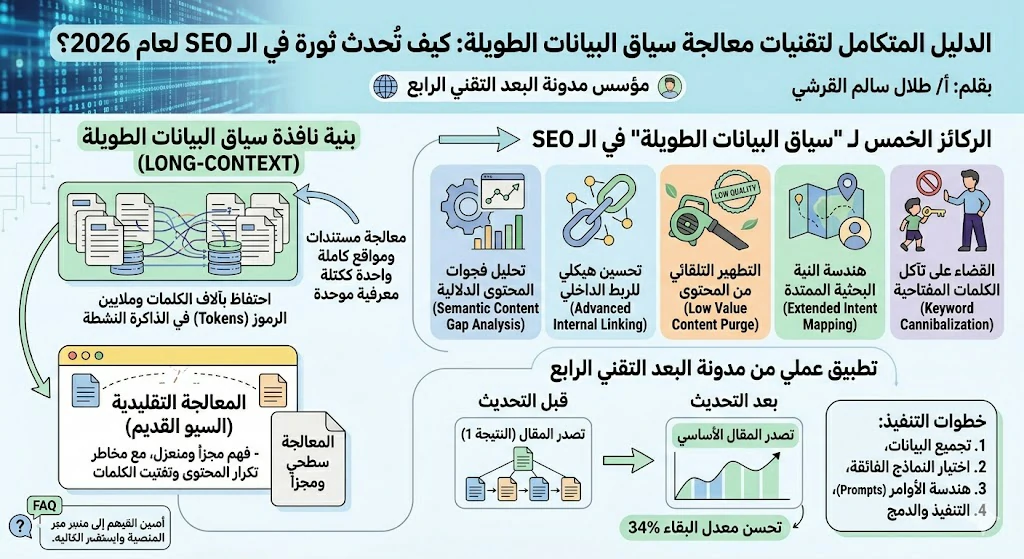 معالجة سياق البيانات الطويلة