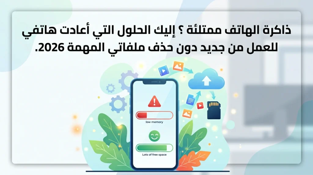ذاكرة الهاتف ممتلئة