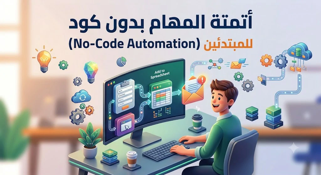 أتمتة المهام بدون كود