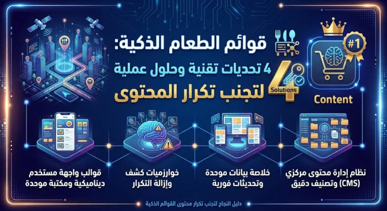 قوائم الطعام الذكية