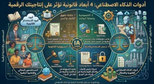 أدوات الذكاء الاصطناعي: 4 أبعاد قانونية تؤثر على إنتاجيتك الرقمية