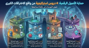 حماية الأصول الرقمية: 4 دروس استراتيجية من واقع الاختراقات الكبرى