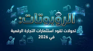 بيانات الروبوتات: 4 تحولات تقود استثمارات التجارة الرقمية في 2026